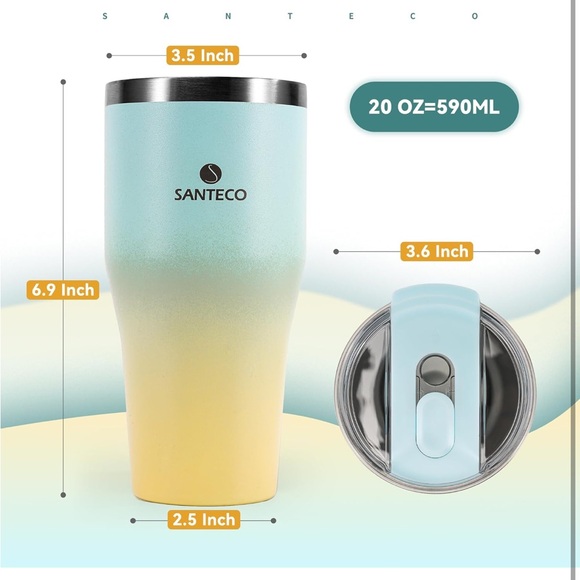 Gradient Sun & sky 20 oz Tumbler - Picture 2 of 6